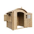 TIMBELA - Timbela M505-1 Maison en bois pour enfants SANS PLANCHER - 112x146xH145cm/1.1m2 - vignette