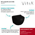 VITRA - WC suspendus SENTO PACK - Noir Mat- réf : 7748B083-6156 - vignette