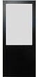 GD MENUISERIES - Porte Coulissante Athena Noir H204 x L73 cm - vignette
