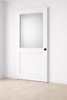 GD MENUISERIES - Porte Coulissante Athena Blanc H204 x L83 cm, serrure condamnation - vignette
