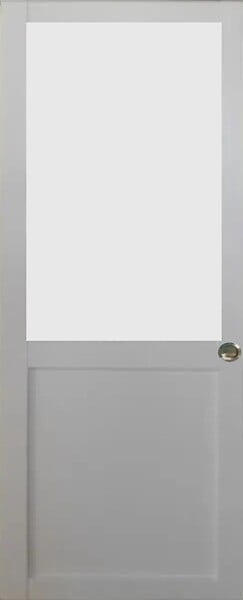GD MENUISERIES - Porte Coulissante Athena Blanc H204 x L73 cm, Coquilles - large