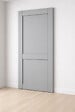 GD MENUISERIES - Porte Coulissante Athena 2 Panneaux Gris Clair H204 x L83 cm - vignette