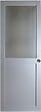 GD MENUISERIES - Porte Coulissante Athena Gris Clair Vitrée H204 x L73 cm, Coquilles - vignette