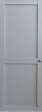 GD MENUISERIES - Porte Coulissante Athena Gris Clair 2 panneaux H204 x L73 cm, Coquilles - vignette