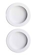 GD MENUISERIES - Porte Coulissante Athena Blanc H204 x L93 cm, Rail Alu, Coquilles blanc - vignette