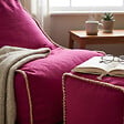 SOO  SANTAI - Fauteuil poire enfant avec repose pieds 75x60x65/45x60x35 cm AVEC billes Rose (MBINDR3260-3-SET) - vignette