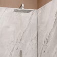 AURLANE - Pack 3 Panneaux Muraux Pierre Artic Storm 80(x2)+120x210cm + Profilés Chrome - STONE'IT - vignette