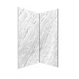 AURLANE - Pack 2 Panneaux Muraux Pierre Artic Storm 80+120x210 + Profilés Chrome - STONE'IT - vignette