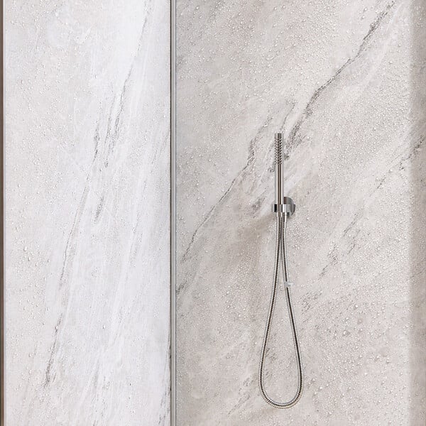 AURLANE - Pack 3 Panneaux Muraux Pierre Artic Storm 80x210cm + Profilés Chrome - STONE'IT - large
