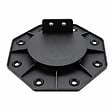 MCCOVER - Plot réglable 18 à 30 mm pour terrasse bois et composite - support lambourde extérieur, pose facile Noir - vignette