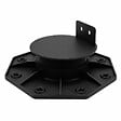 MCCOVER - Plot réglable 18 à 30 mm pour terrasse bois et composite - support lambourde extérieur, pose facile Noir - vignette