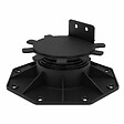 MCCOVER - Plot réglable 30 à 60 mm pour terrasse bois et composite - support lambourde Noir - vignette