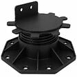 MCCOVER - Plot réglable 30 à 60 mm pour terrasse bois et composite - support lambourde Noir - vignette