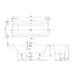 VILLEROY ET BOCH - Baignoire droite 170 x 75 Architectura - vignette