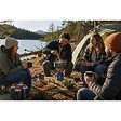 KEMPER - Réchaud à gaz 2200W Coque Acier + 4 cartouches de gaz 190g - Réchaud de camping portable & Léger KEMPER - vignette