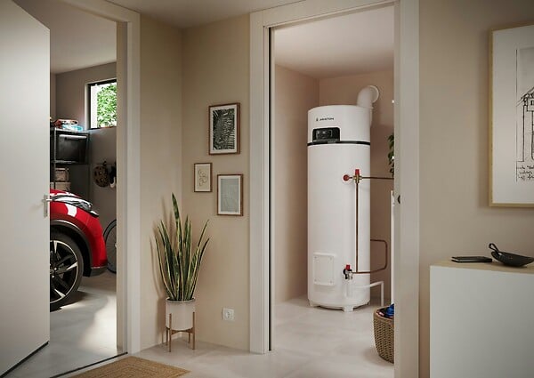 ARISTON - Ariston NUOS FIT WIFI 250L – Chauffe eau Thermodynamique Air Ambiant A+, R290, Cuve Titane, Made in France - large