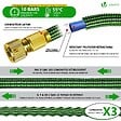 VOUNOT - Tuyau d’Arrosage Extensible 15m Renforce avec Accessoires vert - vignette