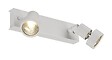 SLV - Applique intérieure orientable Puri 2 GU10 blanc mat max. 2x50W anneau déco inclus - vignette