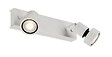 SLV - Applique intérieure orientable Puri 2 GU10 blanc mat max. 2x50W anneau déco inclus - vignette
