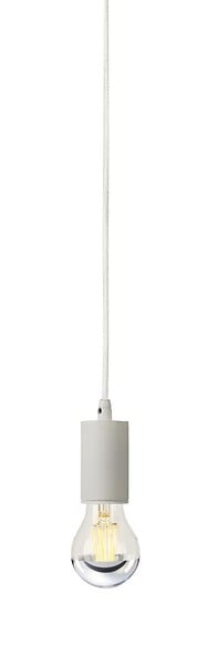 SLV - FITU E27 suspension, ronde, blanc, max. 60W, câble nu de 5m - large