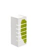 SLV - PLASTRA 100 SLOT, applique, carrée, plâtre blanc, E14, max. 11W - vignette