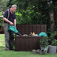 KETER - Keter Sherwood coffre de jardin 270 L en résine aspect bois marron 117 x 45 x 57,5 cm (230403) - vignette