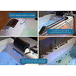 DISTRIBAIN - Baignoire balnéo G-Cleveland 46 jets Whirlpool - vignette