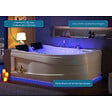 DISTRIBAIN - Baignoire balnéo Kalliste Droite 47 jets Whirlpool - vignette