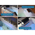 DISTRIBAIN - Baignoire balnéo D-Cleveland 46 jets Whirlpool - vignette