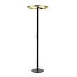 SLV - Lampadaire LED ONE STRAIGHT FL SLV - 20W - 2700/3000K - Noir/ Laiton - Dimmable - vignette