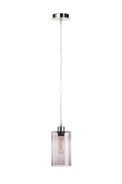 SLV - Abat-jour rond Fenda SLV - Ø 125mm - 40W max - Verre - Brun - large
