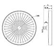 SWISS AQUA TECHNOLOGIES - Douche de tête 1 jet ronde, diamètre 30 cm, noir mat (SATBSHS81C) - vignette