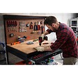 PROWELTEK - Etabli d'atelier Panneau porte outils perforé 120x60 xH150cm Etagère + Grand Tiroir de rangement PROWELTEK - vignette