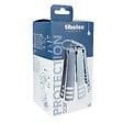 TIBELEC - Lot de 3 supports protecteurs pour spot encastré - Blanc - vignette