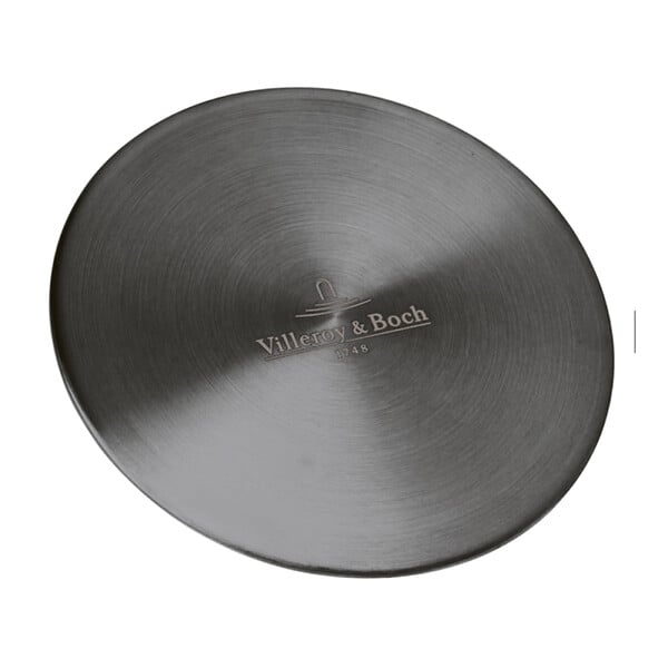 VILLEROY ET BOCH - Evier timbre d'office  Tradition 89,5 x 63 céramique vidage manuel blanc + Cache bonde anthracite - large