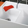 VILLEROY ET BOCH - Evier timbre d'office  Tradition 89,5 x 63 céramique vidage auto blanc + Cache bonde acier massif - vignette