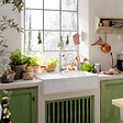 VILLEROY ET BOCH - Evier timbre d'office  Tradition 89,5 x 63 céramique vidage auto blanc + Cache bonde anthracite - vignette