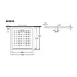 VILLEROY ET BOCH - Receveur O.NOVO extra plat - carré - Dimensions : 100 X 100 cm - Couleur : BLANC- réf : 60601001 - VILLEROY ET BOCH - vignette