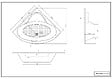 BALNEO - Baignoire d'angle 135cm - vignette