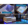 DISTRIBAIN - Baignoire balnéo Santana 64 jets Whirlpool - vignette