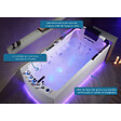 DISTRIBAIN - Baignoire balnéo Nautilus Inox Gauche 47 jets - vignette