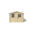 ALTANKA - Abri de jardin en bois - 6m2 - 3x2m - Ep. 28mm - Couleur: naturel - DOM472 - vignette