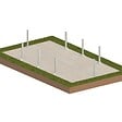 ALTANKA - Piscine hors sol en bois AQUA 7 x 3.75 - H.1.45 m, gris clair,  - BAS7308OSPU2 - vignette