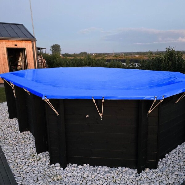 ALTANKA - Bâche d'hiver  7.46 x 4.13 m pour piscine BAS7305 - PLAN305Z - large