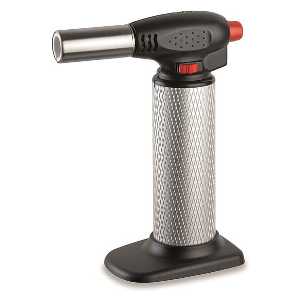 KEMPER - Chalumeau Cuisine Gaz Rechargeable + Recharges Flamme Réglable pour Crème Brûlée Barbecue Pâtisserie Kemper - large