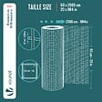 VOUNOT - Grillage a maille soude en acier galvanise 13mm fil 0.7mm 0.5x25m metal - vignette