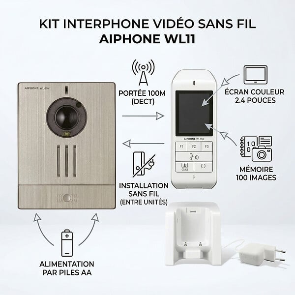 AIPHONE - WL11 CARILLON VIDEO SS FIL - large