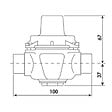 SOCLA - Reducteur de pression Socla Desbordes 11 mâle/mâle DN 3/4" 20mm - vignette