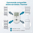 THERMOR - Commande digital Thermor pour sèche-serviettes avec support - vignette