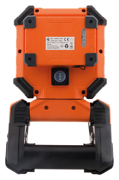 ELEXITY - Projecteur de chantier à pince sur batterie 15W 1700Lm IP54 - large